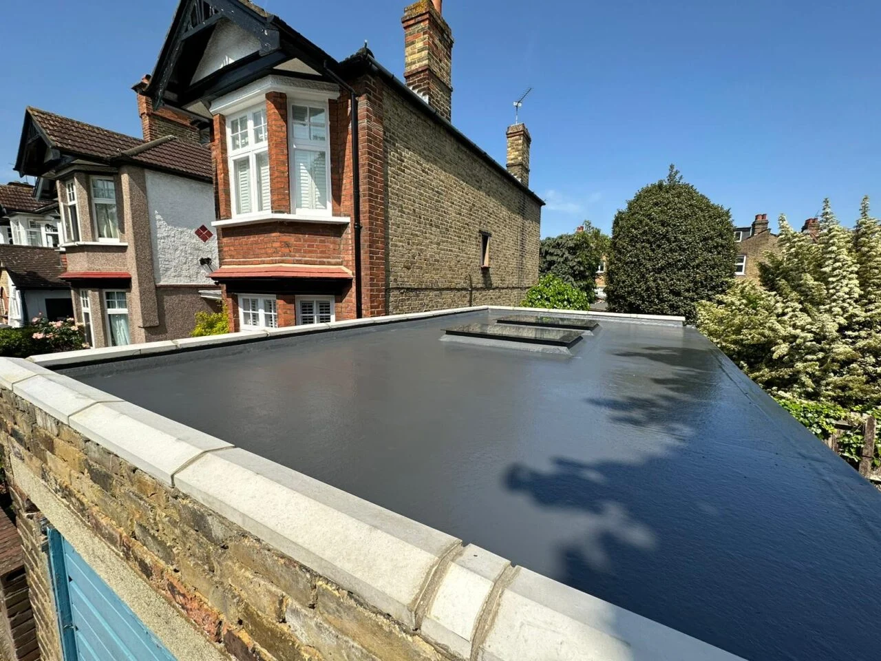 Completed pitched roof