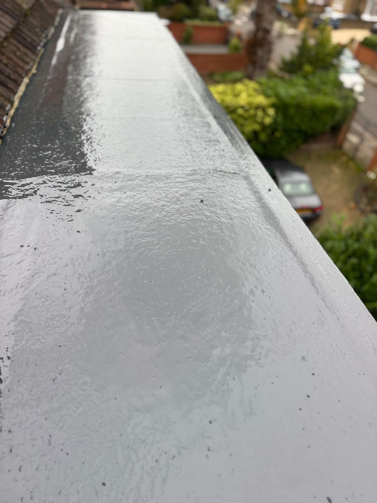On-site roofing photo